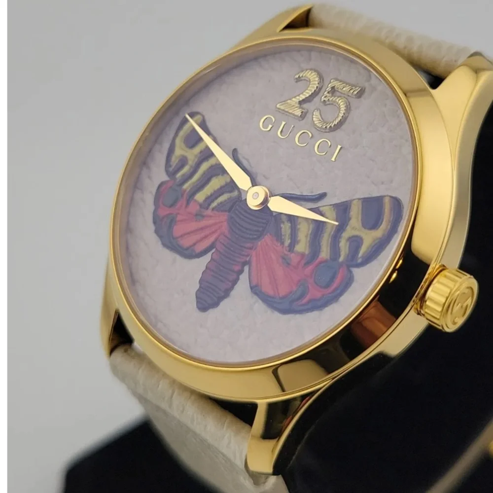 Gucci White Butterfly 🦋 Watch